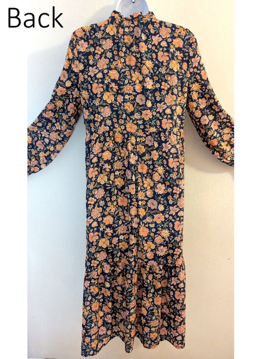 Levi's Floral Print Long Sleeve Casual Dress Size XS - Picture 3 of 11